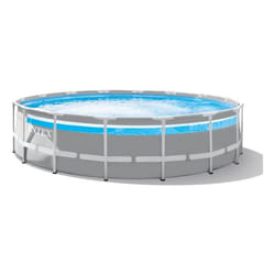 Intex 26730NP piscine hors sol Rond Gris