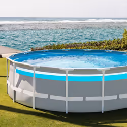 Intex 26730NP piscine hors sol Rond Gris
