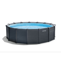 Intex 26384GS piscine hors sol Rond Graphite