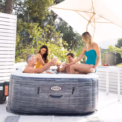 Intex 28450EX Jacuzzi et spa 795 L 4 personne(s) Carré Gris - Vue supplémentaire 4