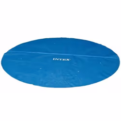 Intex 28010, Couverture solaire de piscine, Piscine hors-sol, Piscine gonflable, Rond, Bleu, Polyéthylène, 2,06 m