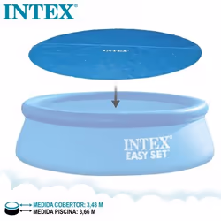 Intex 28012 Bâche pour piscine Couverture solaire de piscine