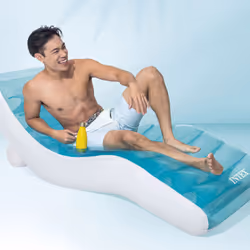 Intex 56874EU matelas gonflables Matelas une personne Bleu, Blanc
