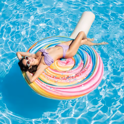 Intex 58754EU flotteur de plage et de piscine Multicolore Image Vinyl Matelas flottant