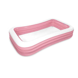 Intex 58487NP piscine hors sol Piscine gonflable Rectangle 1050 L Rose, Blanc