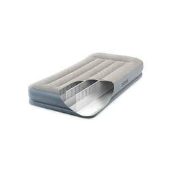 Intex DuraBeam Pillow Rest Mid-Rise Matelas une personne Beige, Bleu