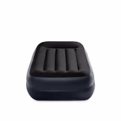 Intex DuraBeam+ Pillow Rest Raised Matelas une personne Noir, Bleu