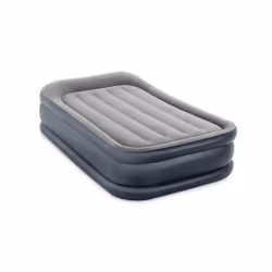 Intex DuraBeam+ Deluxe Pillow Rest Raised, Matelas une personne, Double, Rectangle, Pompe à air intégrée