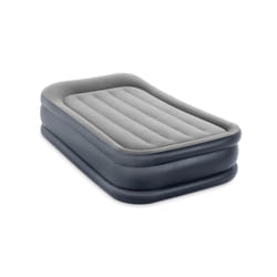 Intex DuraBeam+ Deluxe Pillow Rest Raised Matelas une personne Gris, Gris clair