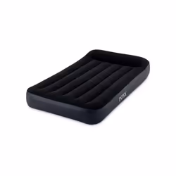 Intex DuraBeam Pillow Rest Classic Matelas une personne Noir, Bleu
