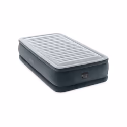 Intex DuraBeam Comfort-Plush Elevated, Matelas une personne, Double, Rectangle, Pompe à air intégrée
