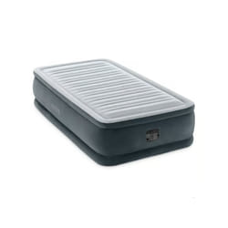 Intex DuraBeam Comfort-Plush Elevated Matelas une personne Gris, Gris clair