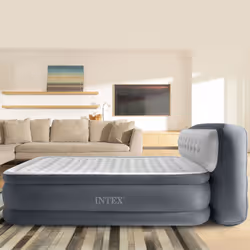Intex DuraBeam Ultra Plush Headboard Double matelas Gris, Gris clair - Vue supplémentaire 4