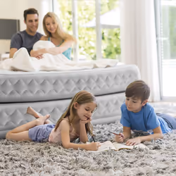 Intex DuraBeam Supreme Air-Flow Double matelas Gris clair