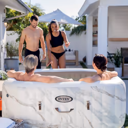 Intex 28464EX Jacuzzi et spa 1098 L 6 personne(s) Rond Beige - Vue supplémentaire 4