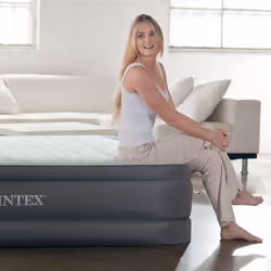 Intex 64902ND matelas gonflables Matelas une personne Gris Unisexe - Vue supplémentaire 4