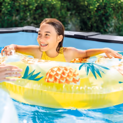 Intex 26396GN piscine hors sol Rectangle Bleu, Gris - Vue supplémentaire 4