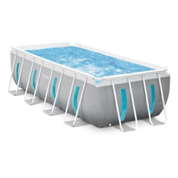 Intex 26770NP piscine hors sol Rectangle Gris