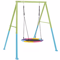 Balançoire portique 1 agrès nid d'oiseau pour enfant Intex