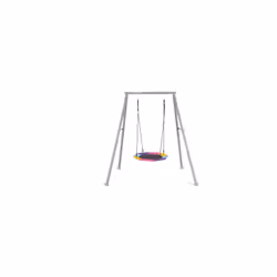 Balancoire a' bascule pour enfant Intex 44112 1 jete' avec structure en acier gris 201x235x200 cm.