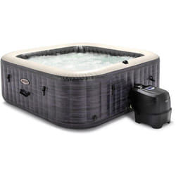 Spa gonflable PureSpa Ardoise carré Bulles 6 places Intex