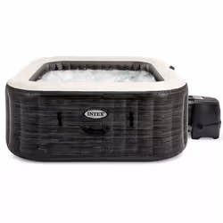 Intex Greystone Deluxe Spa Gris 175x175 Cm 4 Personnes