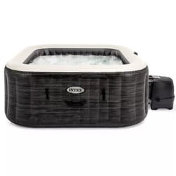 Intex Greystone Deluxe Spa Gris 175x175 Cm 4 Personnes