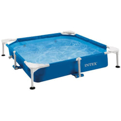 Piscine tubulaire carrée pour animaux - Intex