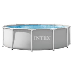 Intex 26716ND Piscine hors sol Rond Gris, Bleu