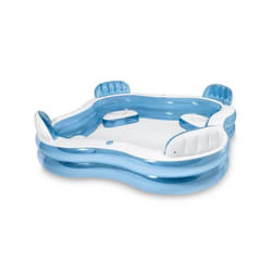 Intex 56475 piscine hors sol Piscine gonflable Carré 990 L Bleu, Blanc