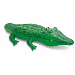 Un crocodile gonflable pour la piscinePour s'amuser toute la journée dans la piscine, équipez-vous de ce gentil crocodile gon ...