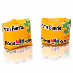 Intex 56643, Noir, Jaune, Brassards de nage, Enfant, 3 an(s), 6 an(s), 200 mm