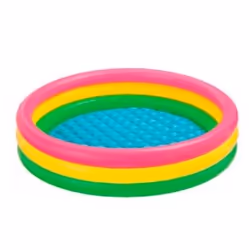 Intex 57412NP, 136 L, Piscine gonflable, Bleu, Gris, Rouge, Jaune, 930 g