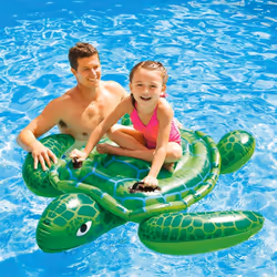 Intex 57524 flotteur de plage et de piscine Vert Motif Vinyl Bouée à chevaucher