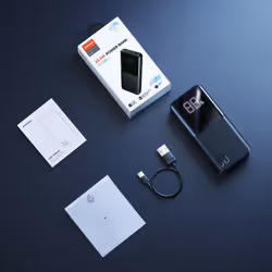 JOYROOM JR-QP193 banque d'alimentation électrique Lithium Polymère (LiPo) 30000 mAh Noir
