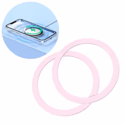 Anneau magnétique - JOYROOM - JR-Mag-M3 - Métal - Rose - Set de 2 pcs