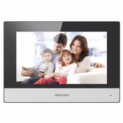 Hikvision DS-KIS702 système vidéophone 2 MP 17,8 cm (7") Gris, Blanc - Vue supplémentaire 2