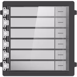 Module d'extension - Appel sur différents moniteurs - 6 boutons - 6 étiquettes personnalisées avec LED - Apte pour extérieur ...