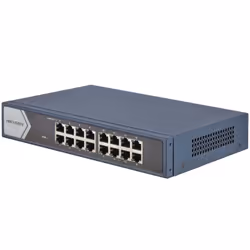 Switch 16 ports non-manageable Gigabit - DS-3E0516-E (B)-Hikvision Le switch DS-3E0516-E (B) de la marque Hikvision est un mo ...