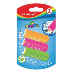 CWR KR971813 gomme à effacer Caoutchouc Couleurs assorties 3 pièce(s)