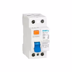 Chint disjoncteur différentiel pur NL1-63 2P 63A 30mA-263719-Disjoncteur différentiel pur série NL1-63, sans protection de su ...
