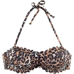 Lascana - Haut maillot de bain bandeau armaturé Lexa - SUKI22L - Maillots séparables hauts - Leopard - 42B