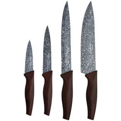 San Ignacio - lot 4 couteaux acier inox daimiel sg - Gris