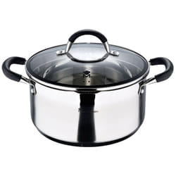 Masterpro Casserole avec Couvercle foodies bgmp-1502-bk Acier inoxydable (5 L) 24 x 12 cm