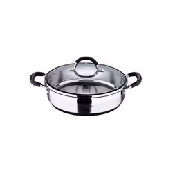 Masterpro Casserole avec Couvercle Acier inoxydable AISI 304 (3,8 L) 28 x 7 cm