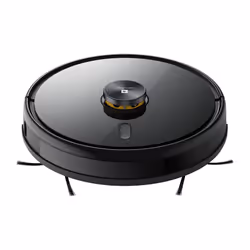 realme Techlife, Sans sac, Noir, Rond, 0,6 L, 55 dB, Brosse à rouleau et brosse latérale