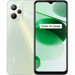 realme C35, 16,8 cm (6.6"), 4 Go, 64 Go, 50 MP, Android 11, Vert