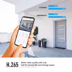 EZVIZ C3W Pro Cosse Caméra de sécurité IP Extérieure 1920 x 1080 pixels Plafond/mur - Vue supplémentaire 9