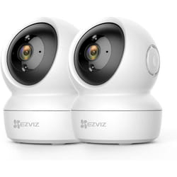 EZVIZ C6N 2 Pack Caméra Surveillance WiFi Intérieure 1080pCaméra Bébé Pan/Tilt à 360°Vision Nocturne Intelligente avec Smart IR