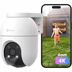 Caméra de surveillance - EZVIZ - C8c - 4K - Vision nocturne couleur - Détection IA